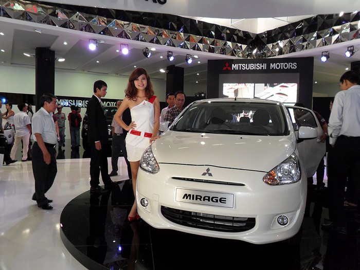 Mitsubishi Mirage mẫu xe cỡ nhỏ của hãng ôtô Nhật Bản sắp được bán tại Việt Nam
